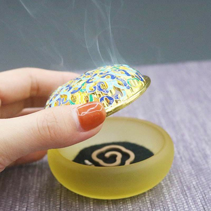 Buddha Stones蓮華 瑠璃 クリスタル ヒーリング 瞑想 香炉