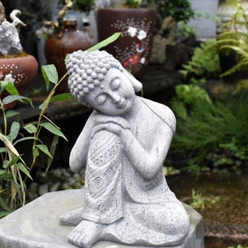 Buddha Stonesチベット瞑想 仏陀の祝福 慈悲 静寂 家の装飾 - image 4