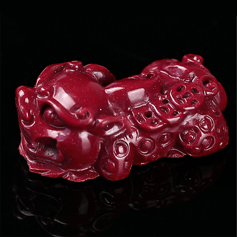 Buddha Stonesチベット辰砂PiXiuの穏やかなブレスレット
