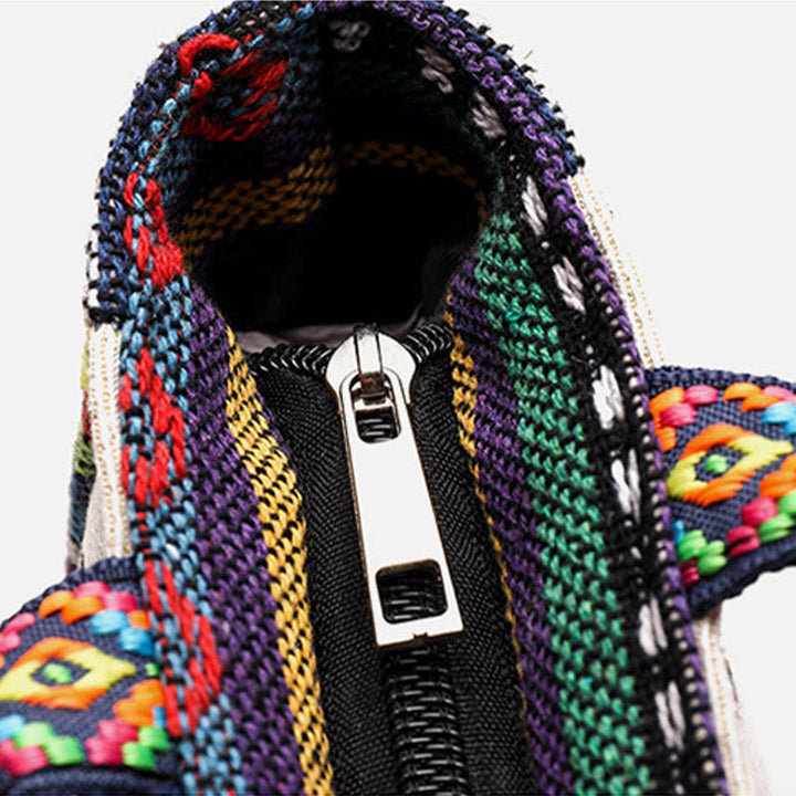 Buddha Stonesの蝶刺繍入り大容量キャンバストートバッグショルダーバッグ