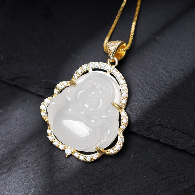 Buddha Stones ラッキースマイル仏様ネックレス／幸運お守り - image 22