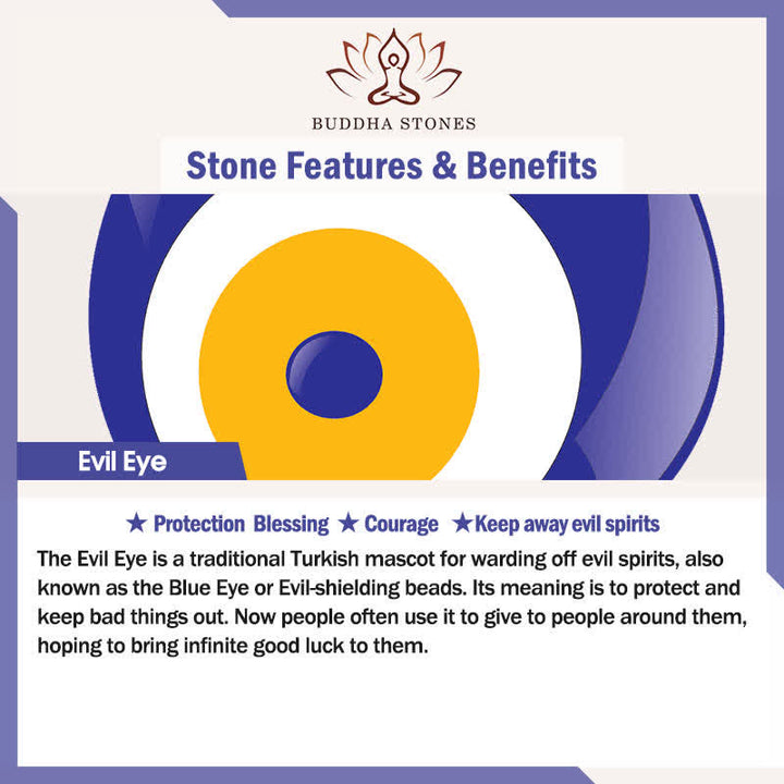 無限の幸運をもたらすBuddha Stones邪眼セット