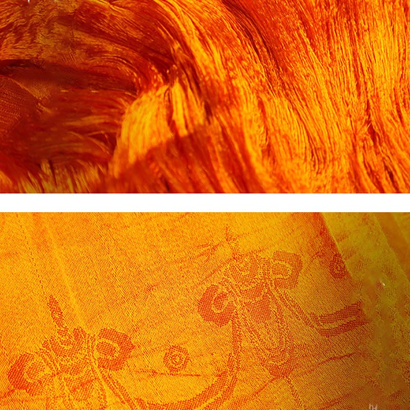 Buddha Stonesチベットの祝福 縁起の良い 5色 ジャカード カタ 装飾 - image 12