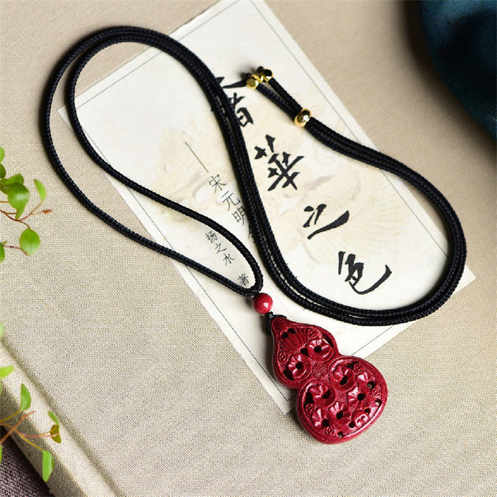 Buddha Stones笑う仏陀 陰陽 十二支 ひょうたん 天然辰砂 祝福ネックレス ペンダント - image 25