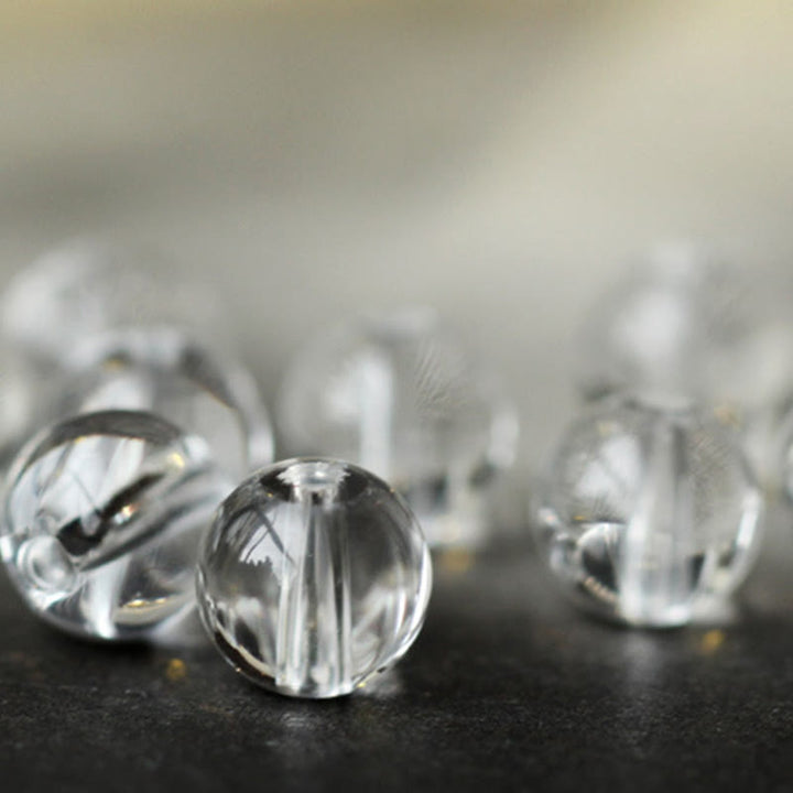 Buddha Stones925スターリングシルバー十二支誕生仏ホワイトクリスタル 瞑想 トリプルラップブレスレット