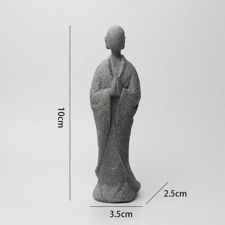 Buddha Stones瞑想 仏陀 僧侶 静寂 家の装飾
