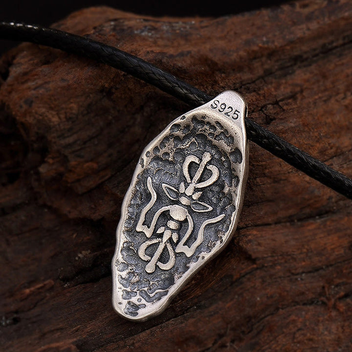 Buddha Stonesチベット 925 スターリングシルバーオーム・マニ・パドメ・フムドルジェヴァジュラ 彫刻 強さ ネックレス ペンダント - image 17