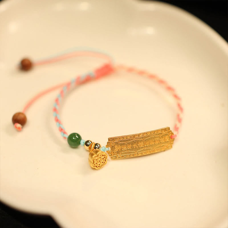 Buddha Stones925 スターリングシルバー ハンドメイド マルチカラー ストリング プロテクション 幸運のお守り 編み込みブレスレット