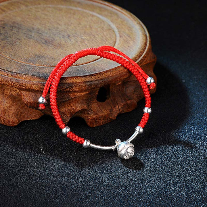 Buddha Stones風水ラッキーレッドストリングベルブレスレット