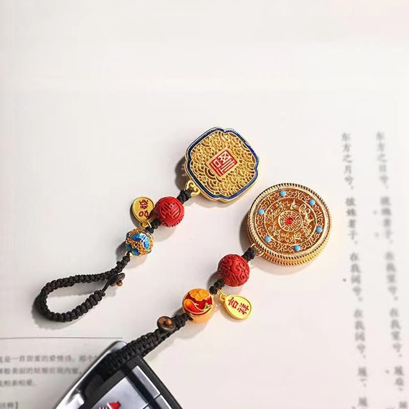 Buddha Stones福文字 祝福 如意 チャーム キーチェーン
