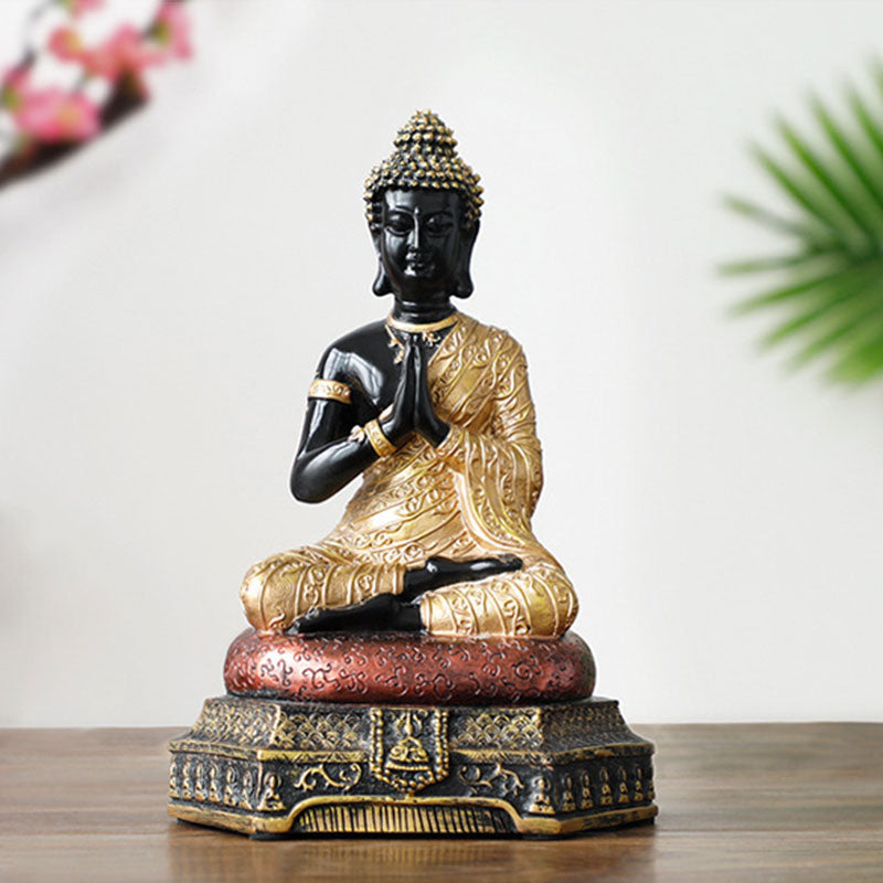 Buddha Stones仏陀慈悲の樹脂像装飾 - image 17