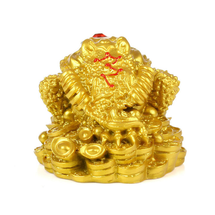 Buddha Stones風水富幸運カエル装飾