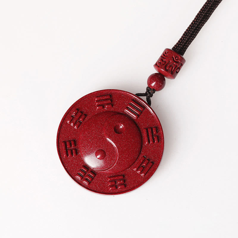 Buddha Stones辰砂 陰陽 八卦 祝福 ネックレス ペンダント - image 6