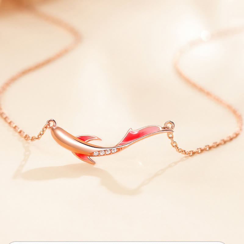 Buddha Stones925スターリングシルバー 鯉 幸運 ジルコン 繁栄 ネックレス ペンダント - image 3