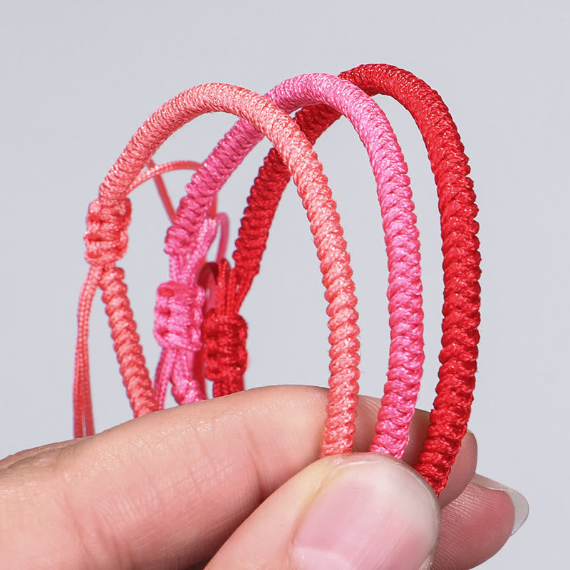 チベットBuddha Stonesキングコングノット 保護編みブレスレット 3個セット