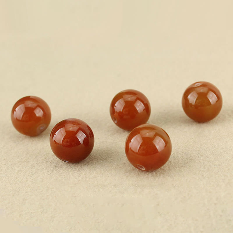 Buddha Stones赤瑪瑙 緑アベンチュリン 緑菩提樹シードビーズ 落ち着いたレザーロープネックレスペンダント