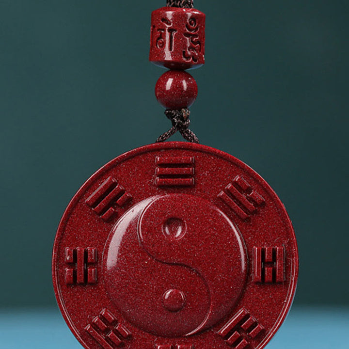 Buddha Stones辰砂 陰陽 八卦 祝福 ネックレス ペンダント - image 4