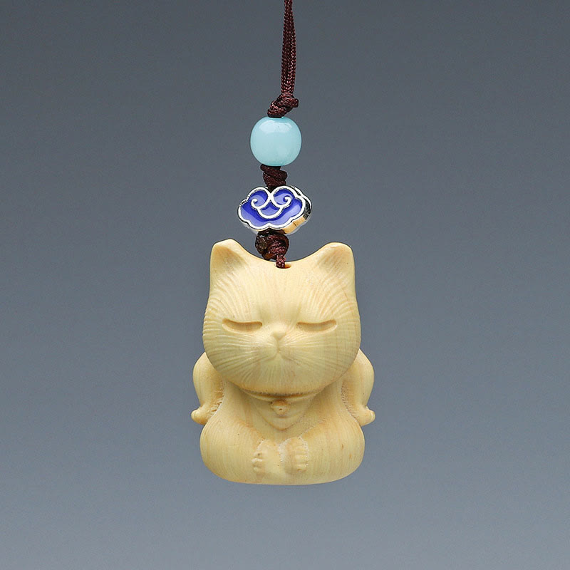 Buddha Stones緑 白檀 ミニ かわいい 動物 ウサギ 猫 鹿 クジラ 繁栄 携帯電話 吊り下げ 飾り - image 12