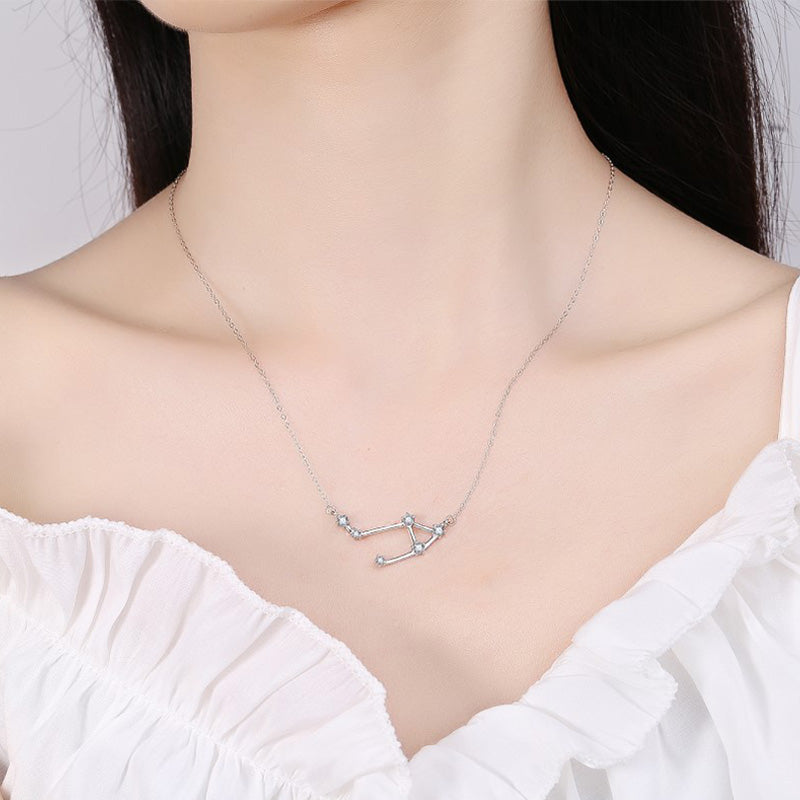 Buddha Stones925スターリングシルバー 12星座占星術祝福ネックレスペンダント