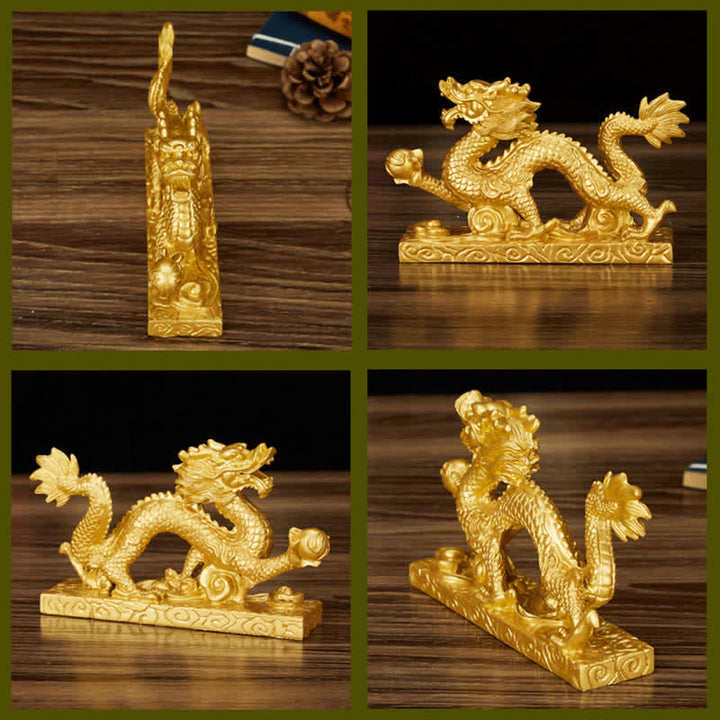 Buddha Stones風水 龍 吉兆 雲 富 幸運 装飾 - image 10