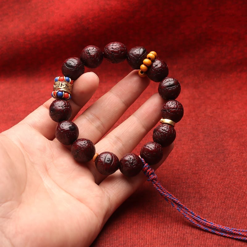 Buddha Stones菩提シードビーズ 平和の静寂 タッセルブレスレット