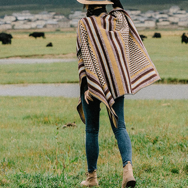 Buddha Stonesチベットショール クラシック柄 冬用 暖かい 旅行用 スカーフ ラップ - image 2