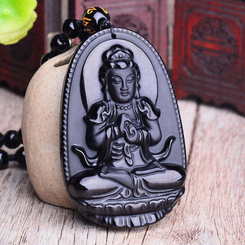 Buddha Stones十二支 黒曜石 仏陀 お守り 保護ペンダント ネックレス - image 6
