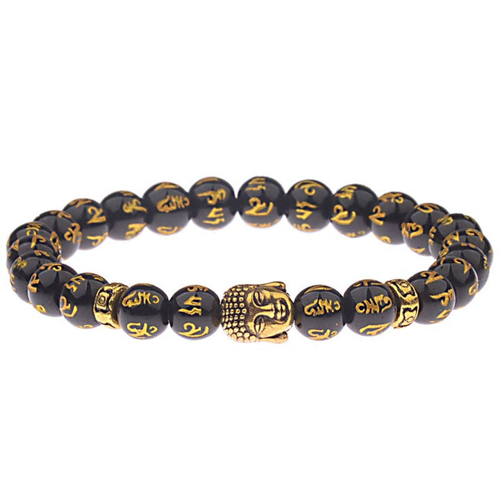 Buddha Stonesチベット仏陀マントラお守りブレスレット