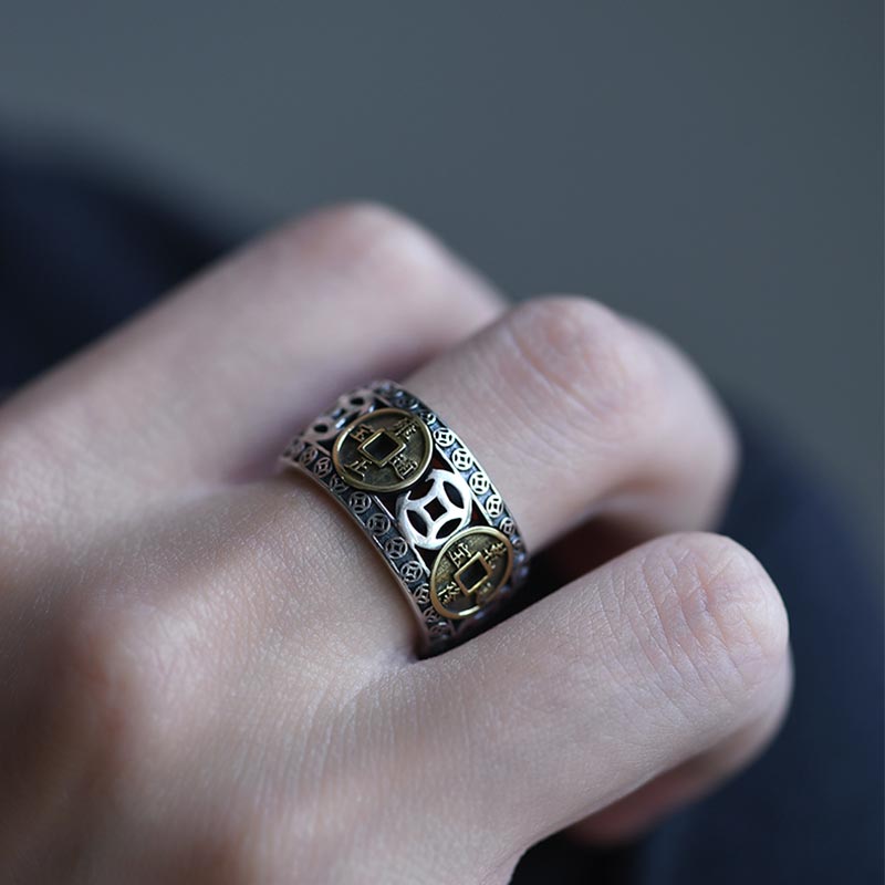 Buddha Stones五帝銭バランス調整リング - image 7