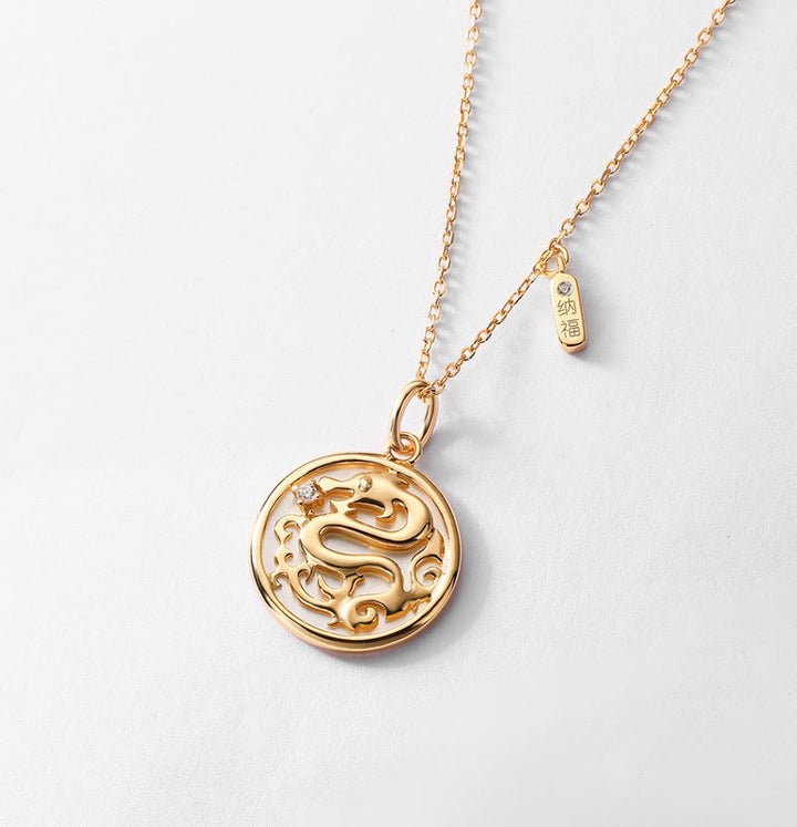 ❗❗❗フラッシュセール -Buddha Stones925 スターリングシルバー シャコガイ ストーン 龍年 福 キャラクター 幸運 強さ ネックレス ペンダント