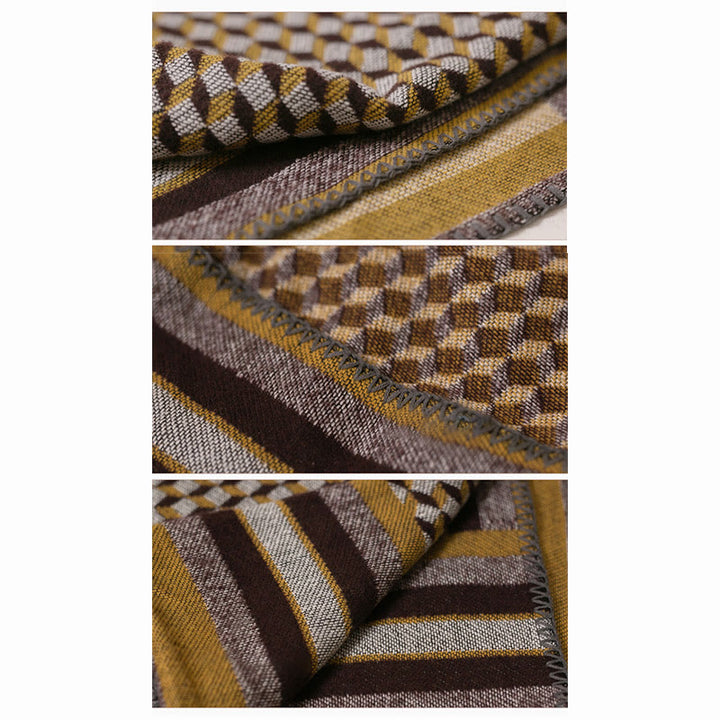 Buddha Stonesチベットショール クラシック柄 冬用 暖かい 旅行用 スカーフ ラップ - image 7