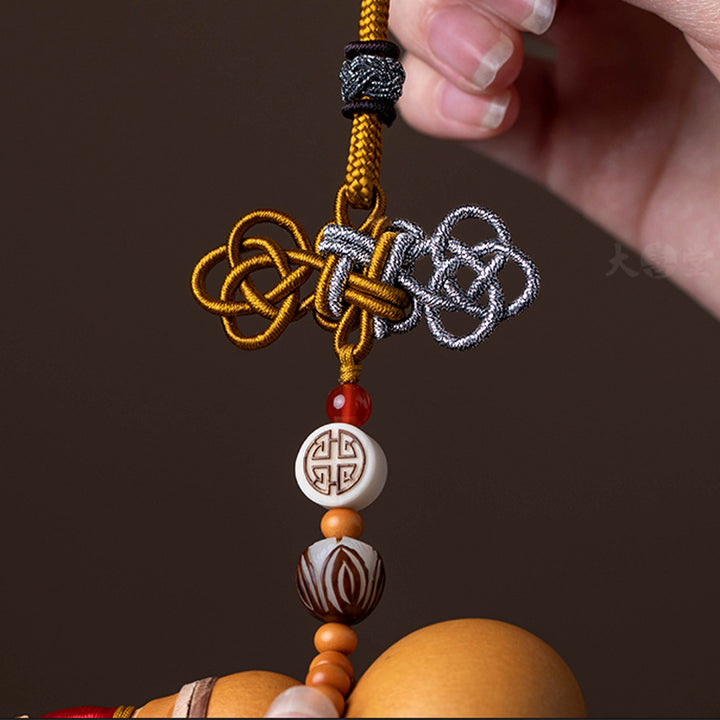 Buddha Stones風水 コイン ひょうたん 中国結び 幸運コイン 五帝 お金 富 タッセル 装飾 - image 14