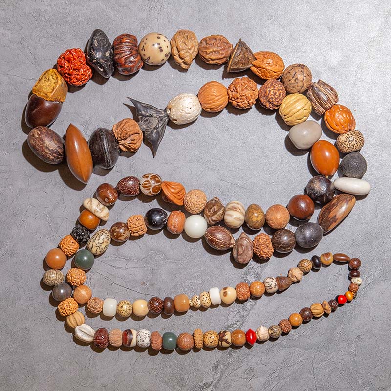 Buddha Stones108 個入りMala菩提樹 幸運 富 ブレスレット 手首用Mala