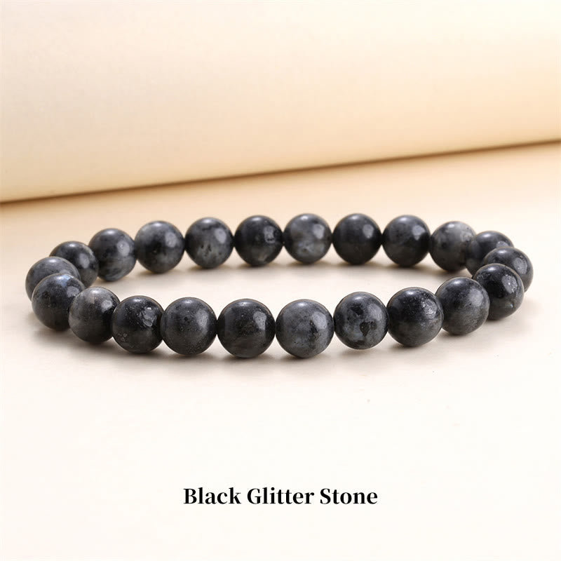 Buddha Stones 天然石クォーツ ヒーリングブレスレット