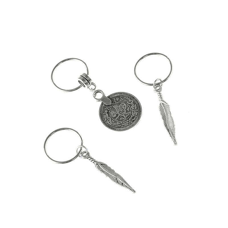 Buddha Stones、アンティークリーフコイン、ビーズ、バレッタ、ヘアピン、装飾
