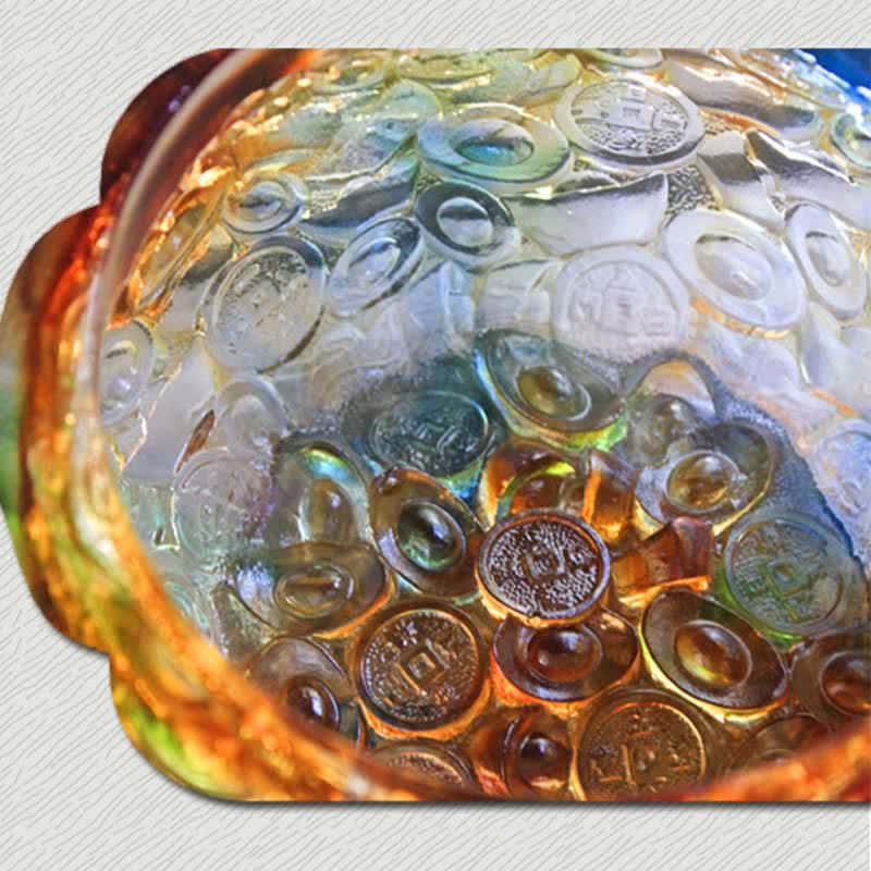 手作りのLiuliクリスタル宝ボウルアートピースホームデコレーション - image 16