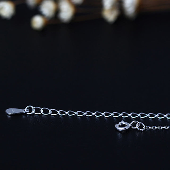 Buddha Stones925スターリングシルバー ラズライト ロータスフラワー セルフケアネックレスペンダント - image 10