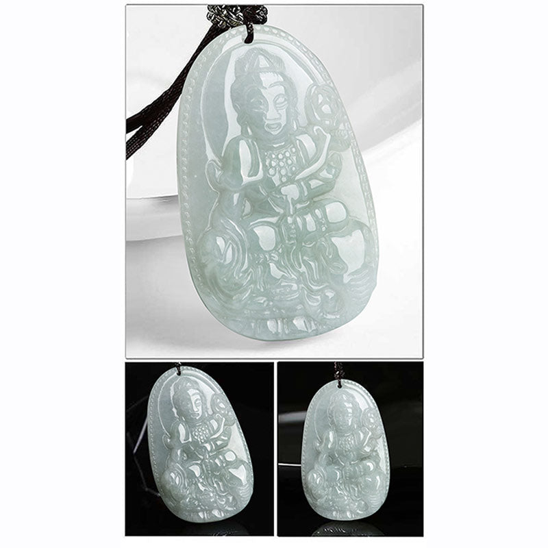 Buddha Stones十二支誕生仏翡翠 富と繁栄のネックレスペンダント - image 10