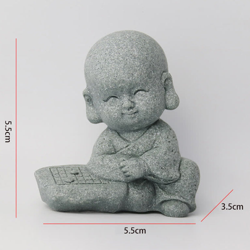 Buddha Stones瞑想 祈り 僧侶 仏像 静寂 室内装飾