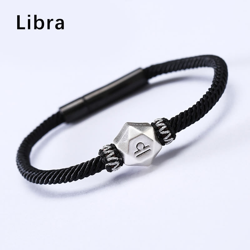 Buddha Stones999スターリングシルバー 12星座守護ハンドメイドストリングブレスレット - 天秤座 - 19CM - image 14