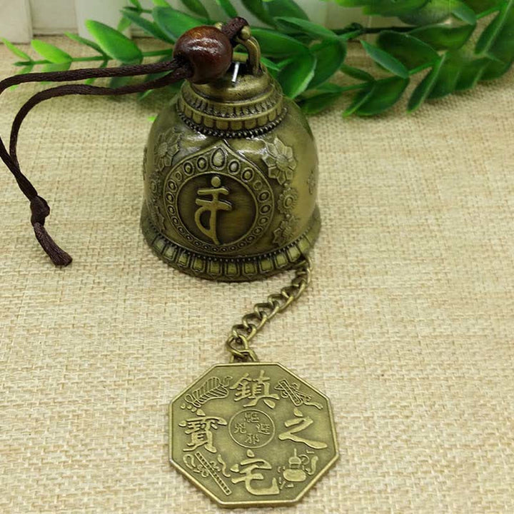 Buddha Stones風水 仏像 鯉 龍 象 風鈴 ベル 幸運 壁掛け 装飾