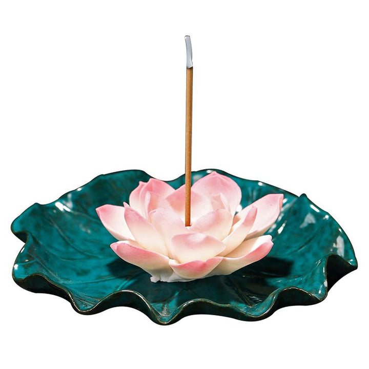 Buddha Stonesチベット 蓮の祝福 香炉 装飾