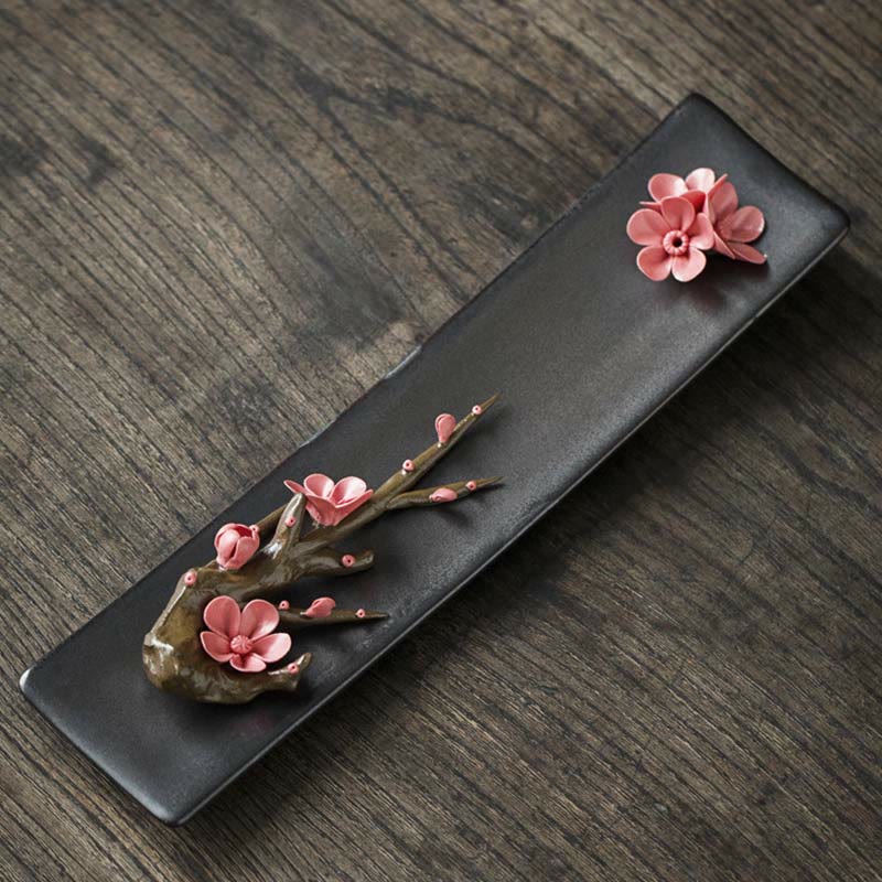 Buddha Stones蓮 牡丹 バラの花 陶器 スピリチュアル 香炉