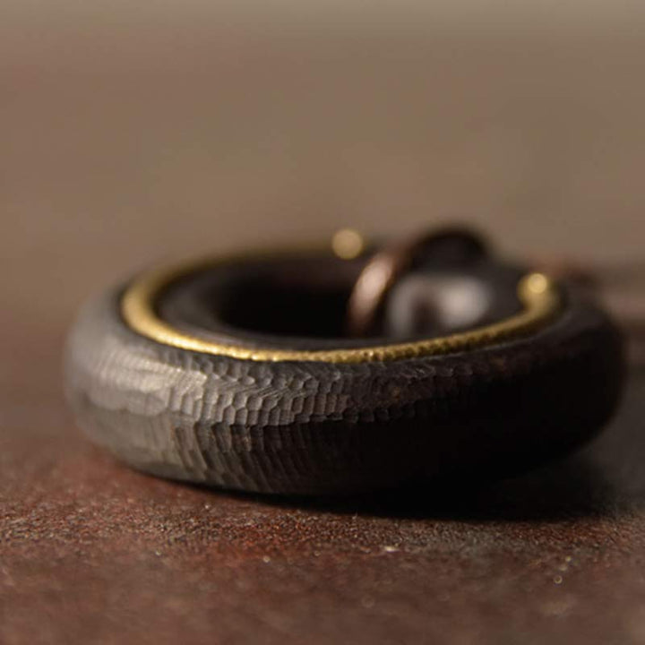 Buddha Stones禅サークル黒檀穏やか ネックレス ペンダント - image 13