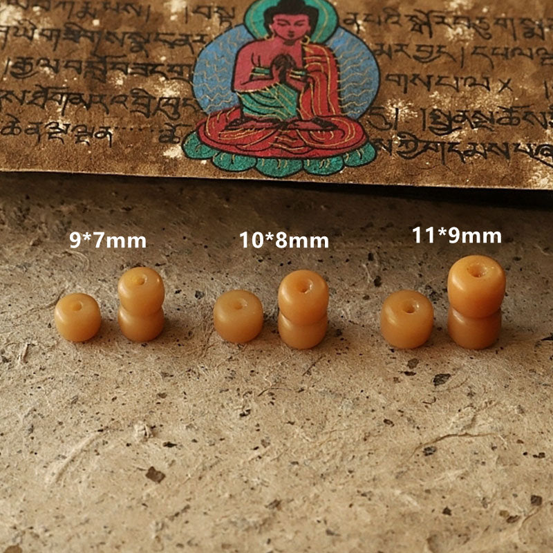 Buddha Stonesチベット 108Malaビーズ菩提樹種子八卦金剛富ブレスレット