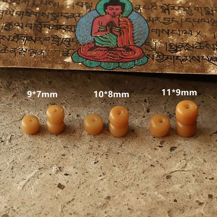 Buddha Stonesチベット 108Malaビーズ菩提樹種子八卦金剛富ブレスレット