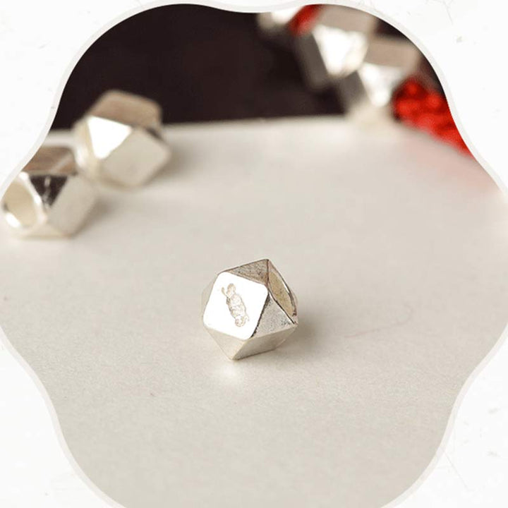 Buddha Stones925 スターリングシルバー レッドストリング ブレイドブレスレット アンクレット