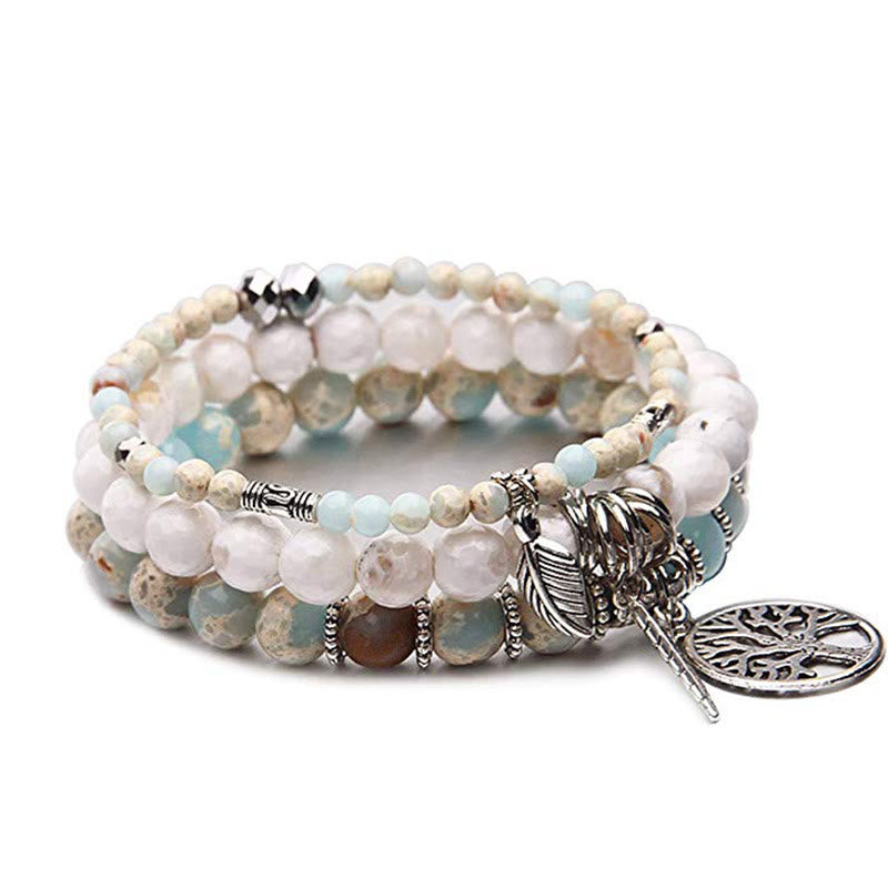Buddha Stones生命の樹 ターコイズ バランスブレスレット