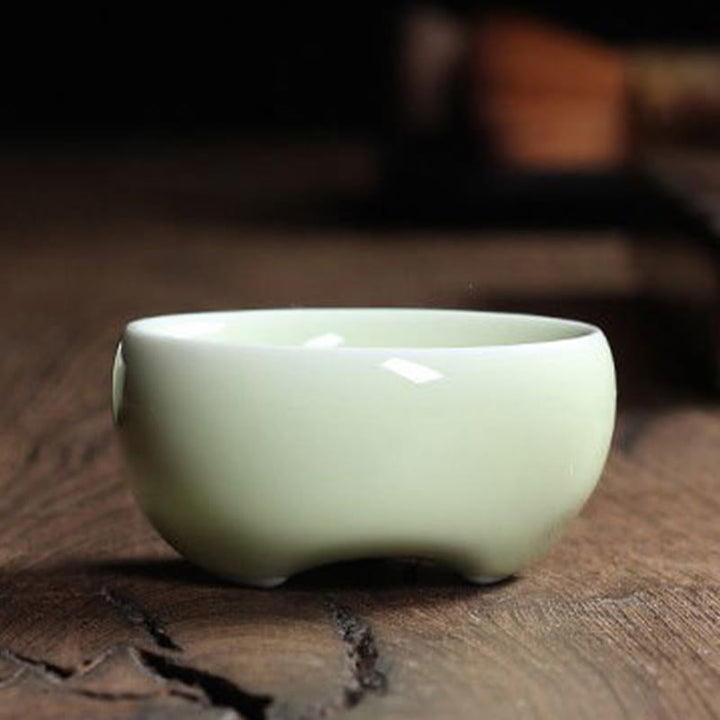 Buddha Stonesカラフルな鯉の陶器ティーカップ カンフーティーカップボウル