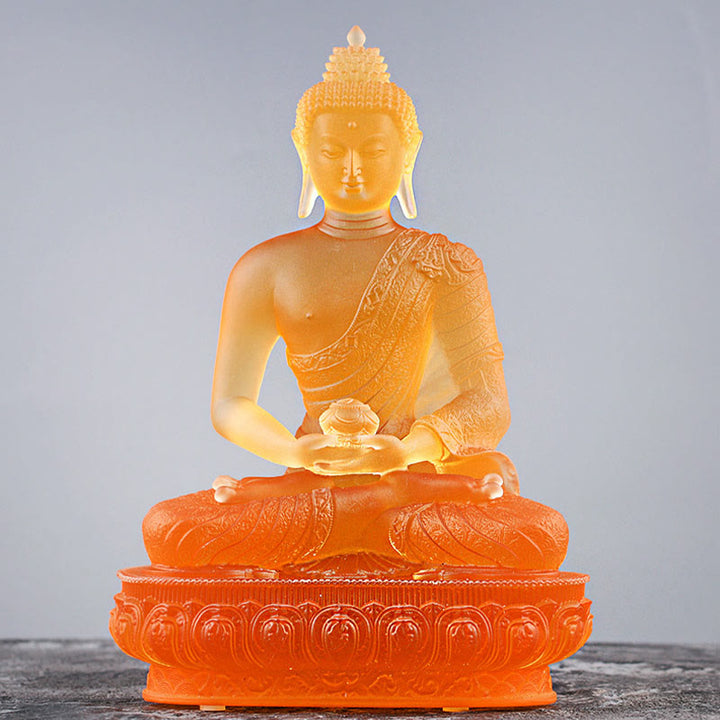 Buddha Stones手作り 置物 劉里 芸術作品 静寂の像 家へのお供え物 装飾